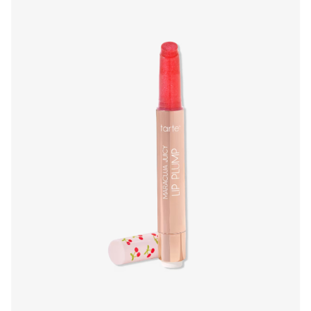 Tarte Limited Edition Maracuja Juicy Lip Plump Cherry Crush Shimmer Glass // NIB